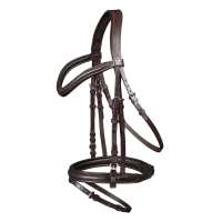 Brida estándar London Waldhausen X-Line Castaño Marrón