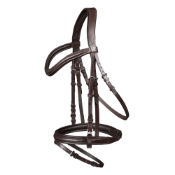 Brida estándar London Waldhausen X-Line Castaño Marrón