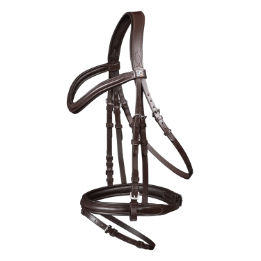 Brida estándar London Waldhausen X-Line Castaño Marrón