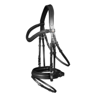 Brida estándar Stockholm Waldhausen X-Line Negro