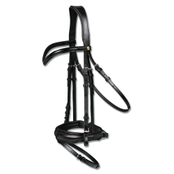 Brida barnizada Blackshine Waldhausen S-Line