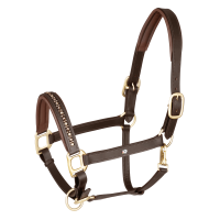 Cabezada de cuero Waldhausen Crystal X-Line Negro / Gris