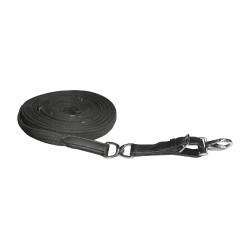 Cinchón largo giratorio Waldhausen con tope y ojo giratorio Negro