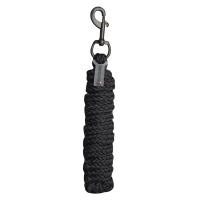 Cuerda de sujeción Waldhausen Gloomy con mosquetón estándar Negro