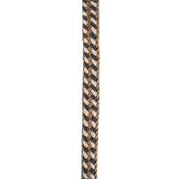 Cuerda de amarre Waldhausen Plus con mosquetón estándar herrajes oscuros Azul / beige / capuchino