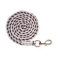 Longe Waldhausen Shine mosquetón Negro / blanco / oro rosado