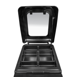 Maleta rodante Waldhausen para monturas Negro