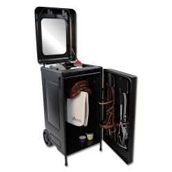 Maleta rodante Waldhausen para monturas Negro