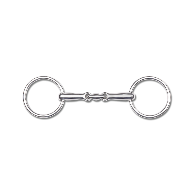 Mors de filete Waldhausen pony doble rotura