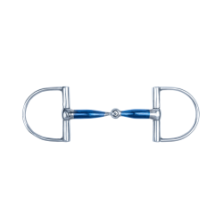 Muserola Sweet Iron D-Ring Waldhausen con quiebre simple anatómico