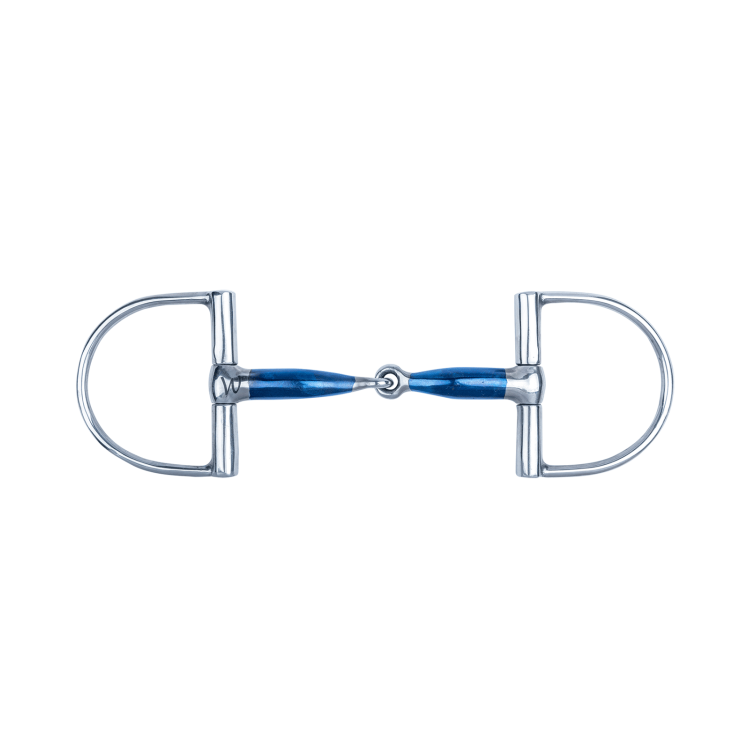 Muserola Sweet Iron D-Ring Waldhausen con quiebre simple anatómico