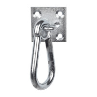 Mosquetón Waldhausen sobre placa Gris