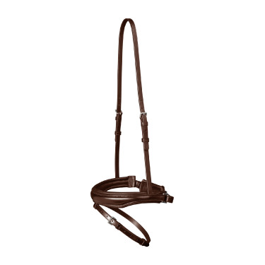 Muserola combinada Waldhausen pull-back S-Line Castaño Marr&amp;oacute;n