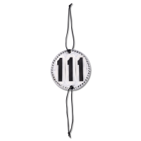 Número de salida redondo Waldhausen Crystal Blanco