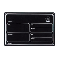 Panel de box Waldhausen metal Negro