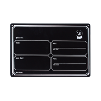 Panel de box Waldhausen metal Negro