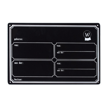 Panel de box Waldhausen metal Negro Panel de box Waldhausen metal Negro