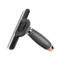 Peine para muda Waldhausen mango de gel XL Negro / oro rosado