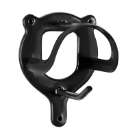 Porta-bridón metálico Waldhausen Negro Porta-bridón metálico Waldhausen Negro