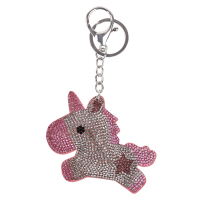 Llavero Waldhausen Unicornio Plata / rosa