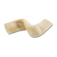 Protector de cincha Waldhausen de piel de cordero Naturaleza Beige