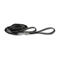 Riendas alemanas Waldhausen X-Line de 2 partes Negro