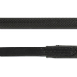 Riendas de goma Waldhausen Negro