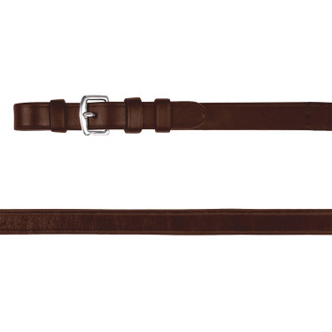 Riendas de filete Waldhausen de cuero Castaño Marr&amp;oacute;n