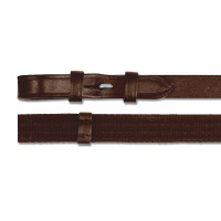 Riendas Waldhausen con gancho Castaño Marr&amp;oacute;n