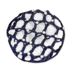 Red de malla Waldhausen con perlas Azul