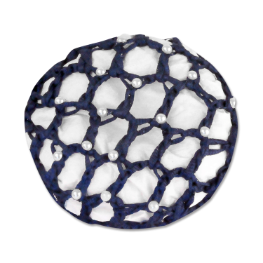 Red de malla Waldhausen con perlas Azul