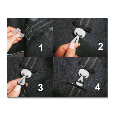 Safe-Gum Waldhausen 6 elásticos con cierres en T Safe-Gum Waldhausen 6 elásticos con cierres en T