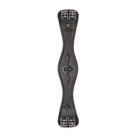 Cinchón corto Waldhausen de cuero Comfort Negro
