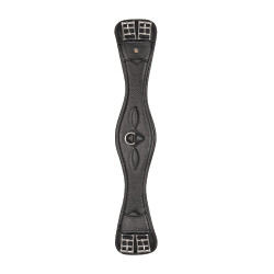 Cinchón corto Waldhausen de cuero Comfort Negro