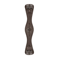 Cinchón corto Waldhausen de cuero Comfort Castaño Marr&amp;amp;amp;oacute;n