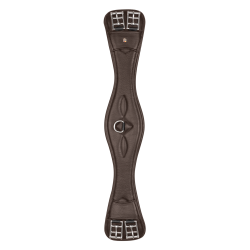 Cinchón corto Waldhausen de cuero Comfort Castaño Marrón