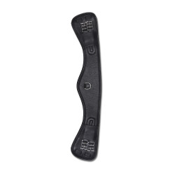 Cinchón corto Waldhausen de cuero Contour Negro
