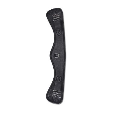 Cinchón corto Waldhausen de cuero Contour Negro