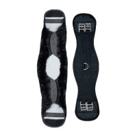 Cinchuelo corto Waldhausen de piel de cordero Negro / negro