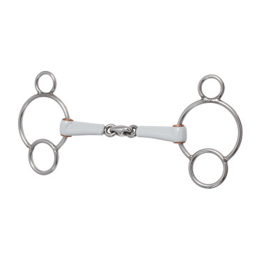 Muserola de 3 anillas Beris doble rotura Mediano