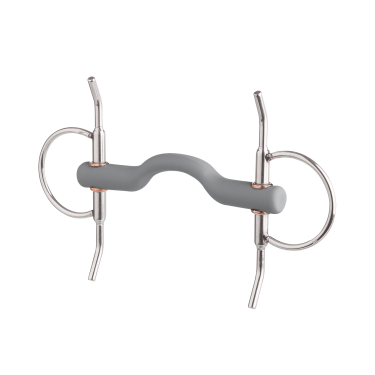 Muserola de agujas Beris con embocadura con paso de lengua Muserola de agujas Beris con embocadura con paso de lengua