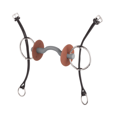 Mors elevador Beris con embocadura con pasador de lengua Mors elevador Beris con embocadura con pasador de lengua