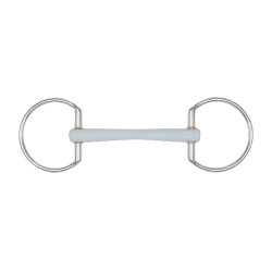 Muserola de filete Beris con aceitunas canon Comfort fina y anillo de 7,5 cm Suave