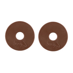 Arandelas de mordedor Beris de goma Castaño Marr&amp;oacute;n