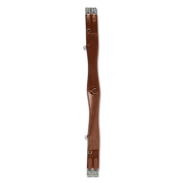 Cinchón Waldhausen de cuero elástico Castaño Marrón