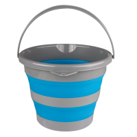 Cubo plegable Waldhausen 10 L Azul celeste