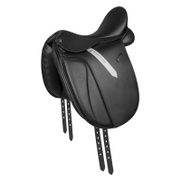 Silla de doma Waldhausen Premium de cuero Negro