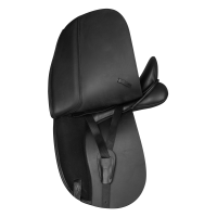 Silla de doma Waldhausen Premium de cuero Negro