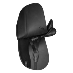 Silla de doma Waldhausen Premium de cuero Negro