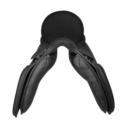 Silla de doma Waldhausen Premium de cuero Negro